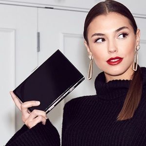 Rachel Zoe For Box Of Style Lucite Pearl Hard Mini‎ Crossbody Purse